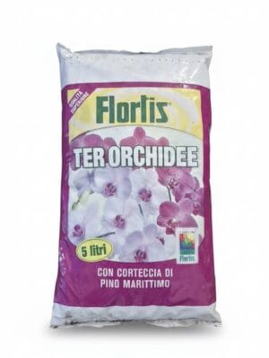 Embalagem de Substrato Orquídeas Flortis composto por casca de pinho de alta qualidade