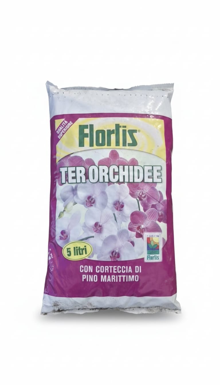 Embalagem de Substrato Orquídeas Flortis composto por casca de pinho de alta qualidade